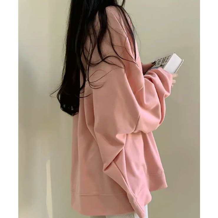 ルーズシルエット ベーシック スウェット チュニック トップス | VIVID LADY | 詳細画像14 