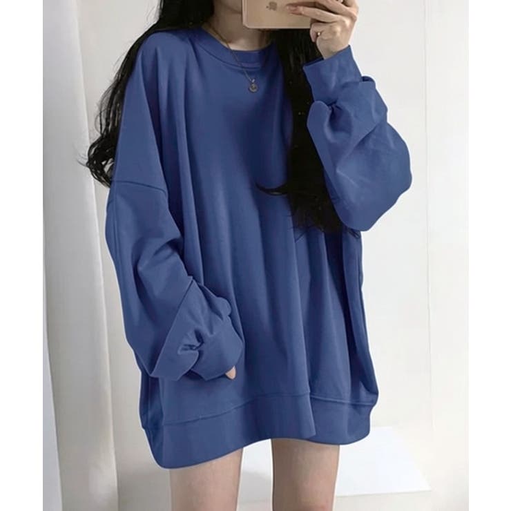 ルーズシルエット ベーシック スウェット チュニック トップス | VIVID LADY | 詳細画像23 