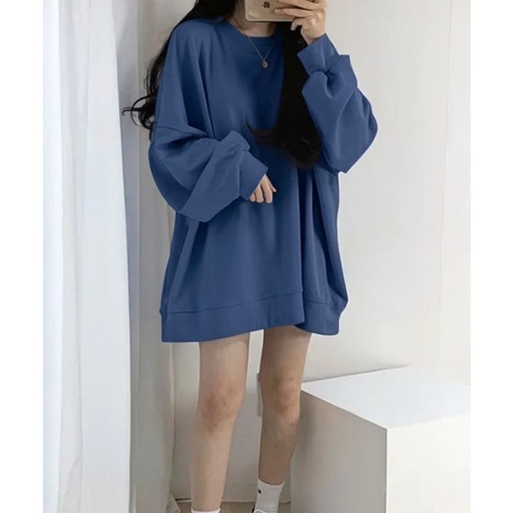 ルーズシルエット ベーシック スウェット チュニック トップス | VIVID LADY | 詳細画像26 