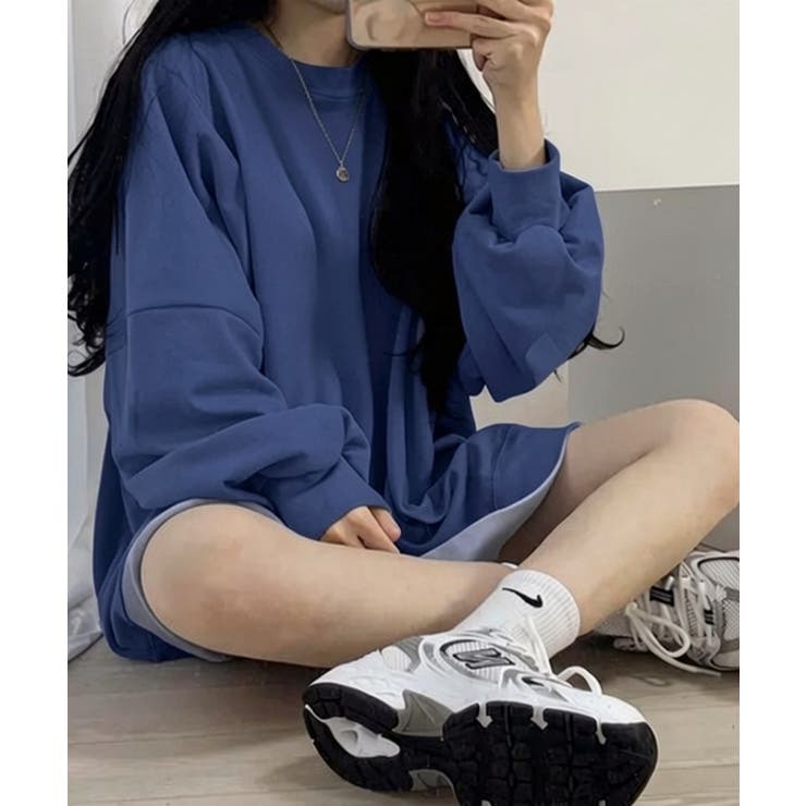 ルーズシルエット ベーシック スウェット チュニック トップス | VIVID LADY | 詳細画像27 