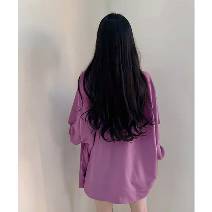 ルーズシルエット ベーシック スウェット チュニック トップス | VIVID LADY | 詳細画像31 