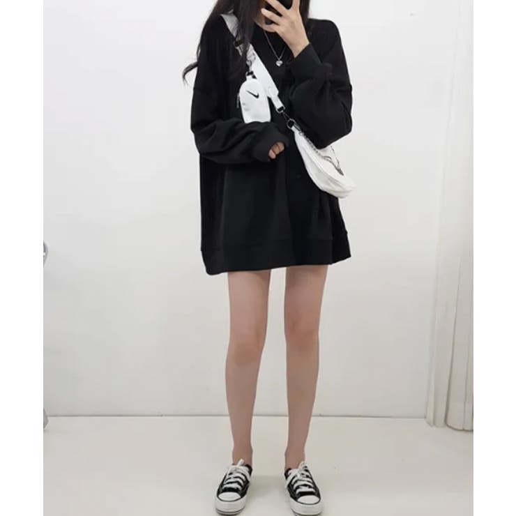 ルーズシルエット ベーシック スウェット チュニック トップス | VIVID LADY | 詳細画像51 