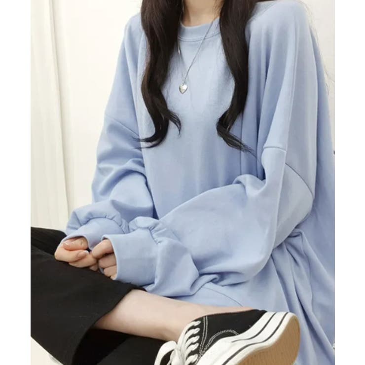 ルーズシルエット ベーシック スウェット チュニック トップス | VIVID LADY | 詳細画像54 