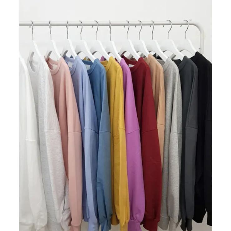 ルーズシルエット ベーシック スウェット チュニック トップス | VIVID LADY | 詳細画像62 