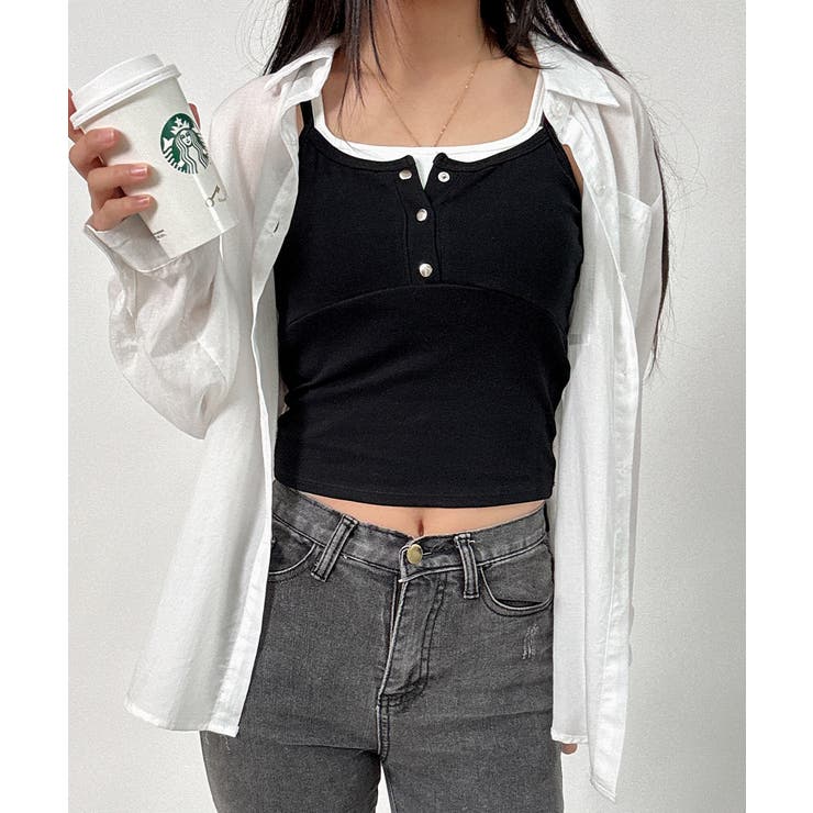 フェイクレイヤードカップ付きキャミソール | VIVID LADY | 詳細画像2 