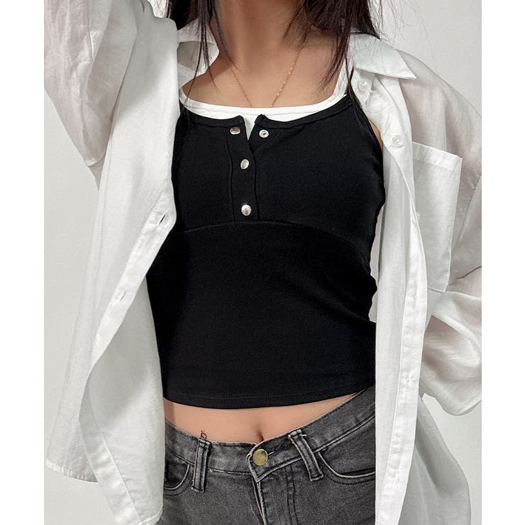 フェイクレイヤードカップ付きキャミソール | VIVID LADY | 詳細画像6 