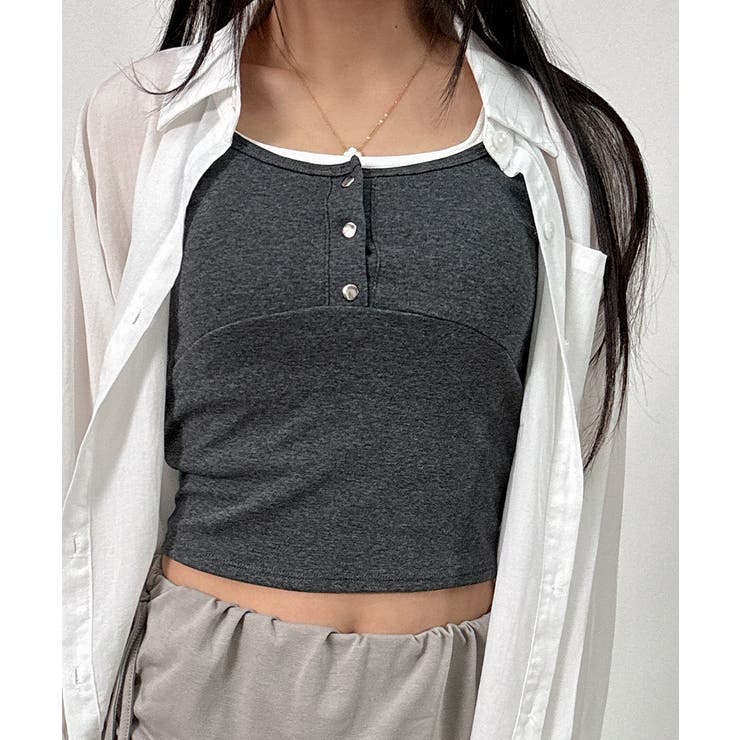 フェイクレイヤードカップ付きキャミソール | VIVID LADY | 詳細画像11 