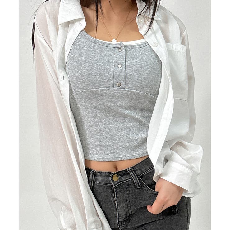 フェイクレイヤードカップ付きキャミソール | VIVID LADY | 詳細画像14 