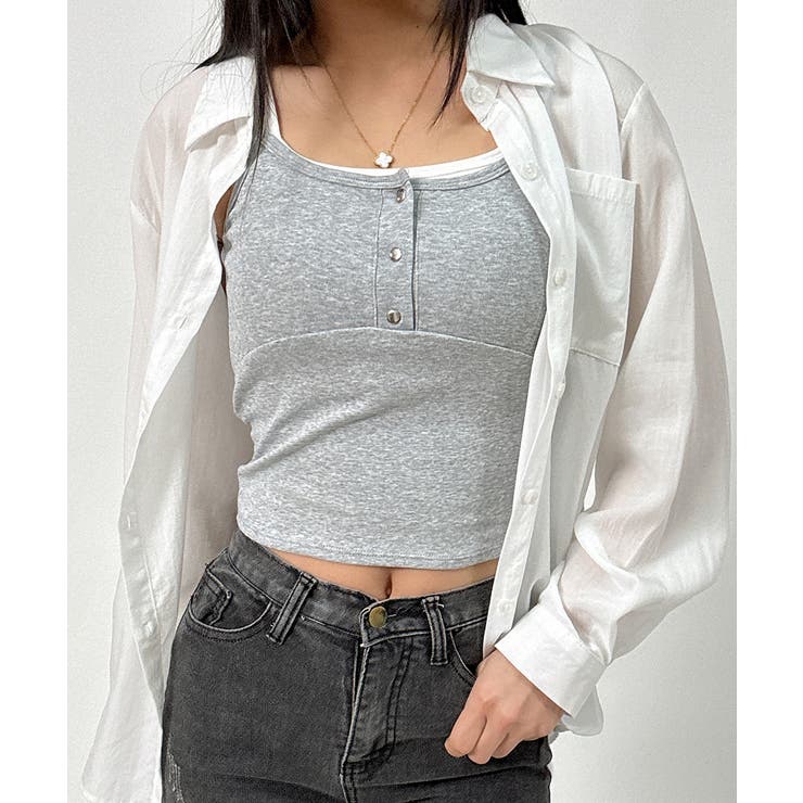 フェイクレイヤードカップ付きキャミソール | VIVID LADY | 詳細画像15 