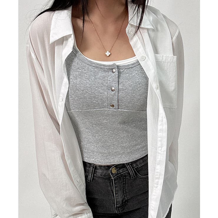 フェイクレイヤードカップ付きキャミソール | VIVID LADY | 詳細画像16 