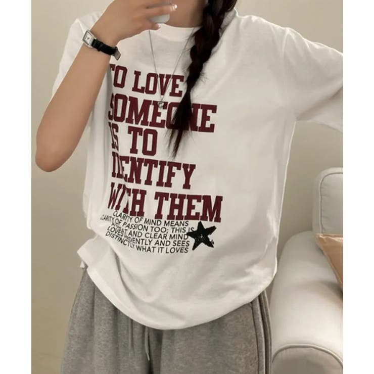 ヴィンテージ ロゴプリント 半袖Tシャツ | VIVID LADY | 詳細画像3 