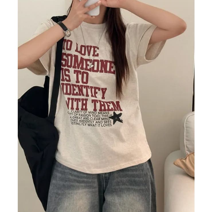 ヴィンテージ ロゴプリント 半袖Tシャツ | VIVID LADY | 詳細画像11 