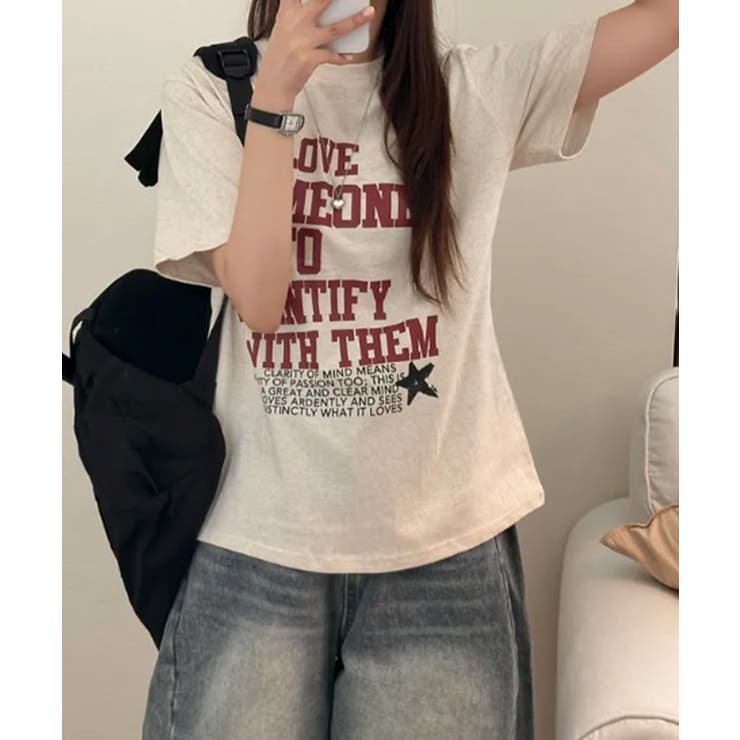 ヴィンテージ ロゴプリント 半袖Tシャツ | VIVID LADY | 詳細画像13 