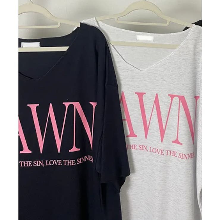 Vネック オーバーサイズ ルーズTシャツ | VIVID LADY | 詳細画像13 