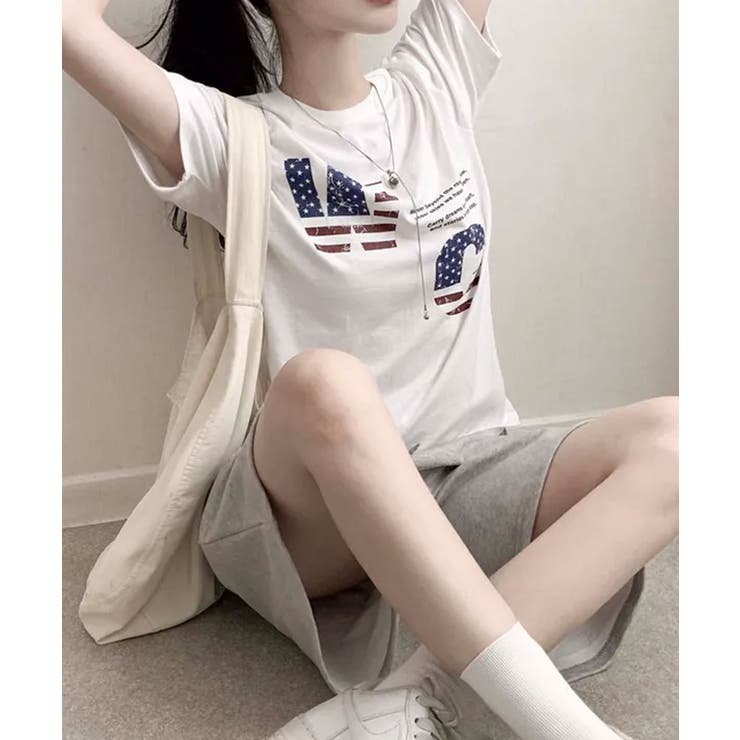 ヴィンテージフラッグロゴ 半袖Tシャツ | VIVID LADY | 詳細画像14 
