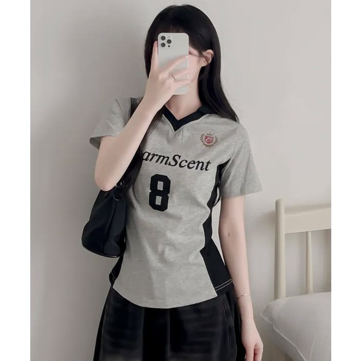 ナンバリング スポーティー半袖ポロTシャツ | VIVID LADY | 詳細画像9 