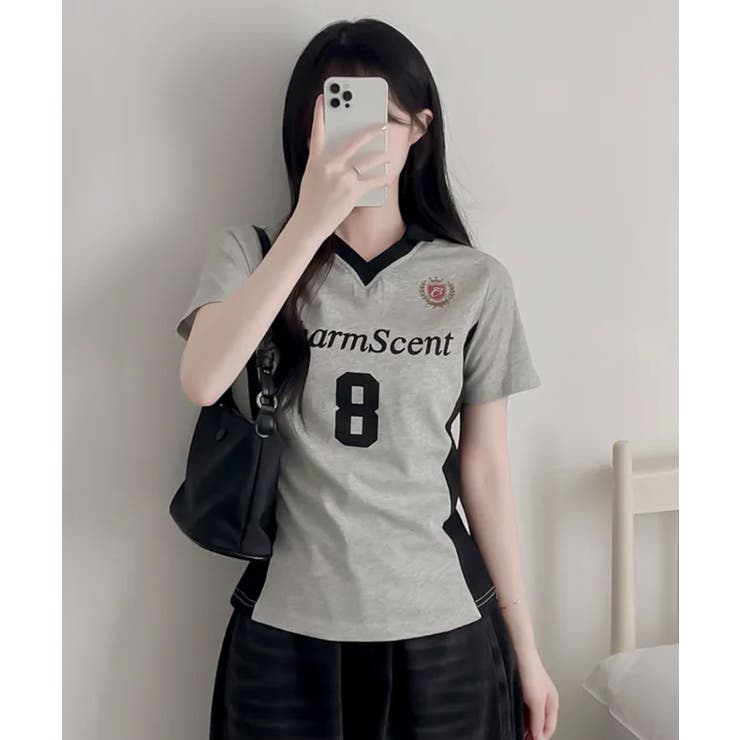 ナンバリング スポーティー半袖ポロTシャツ | VIVID LADY | 詳細画像10 