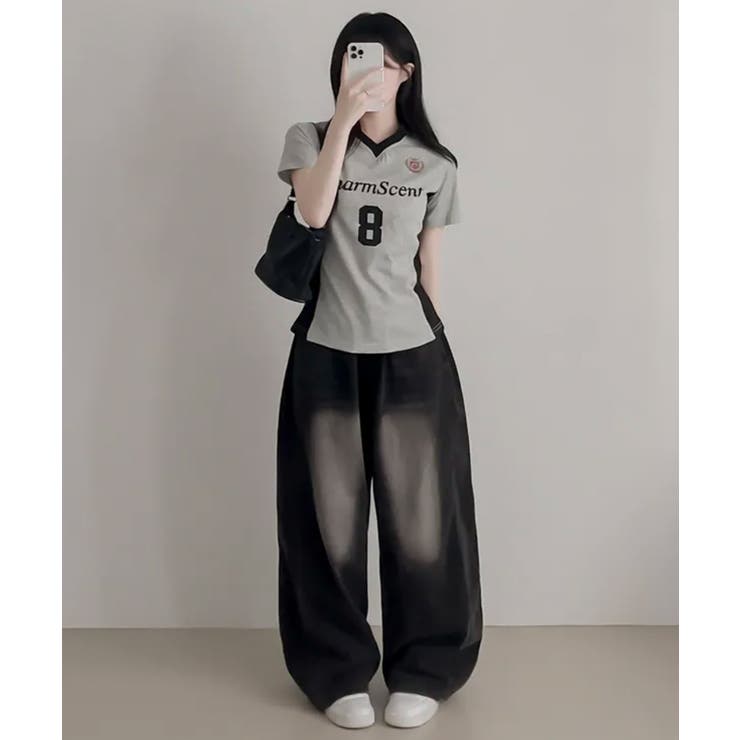 ナンバリング スポーティー半袖ポロTシャツ | VIVID LADY | 詳細画像11 