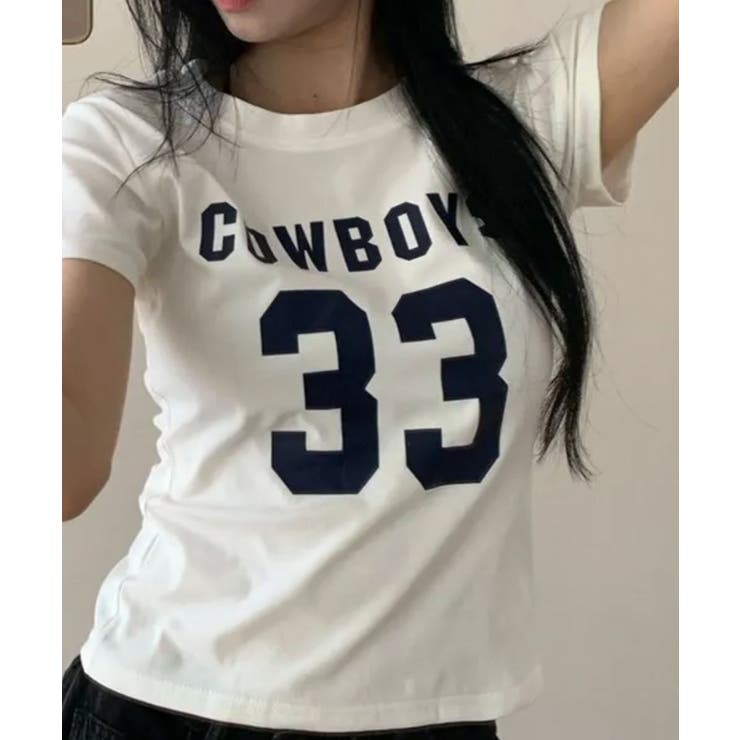 ナンバリングロゴコンパクト半袖Tシャツ | VIVID LADY | 詳細画像6 