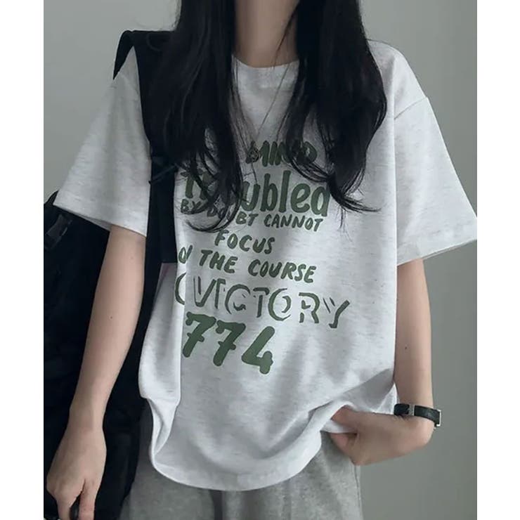 ヴィンテージロゴ オーバーサイズ 半袖Tシャツ | VIVID LADY | 詳細画像10 