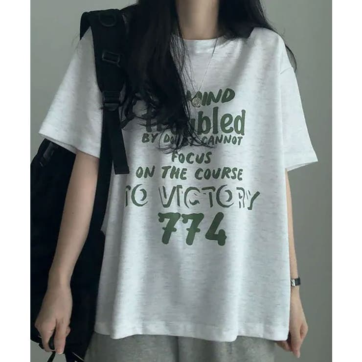 ヴィンテージロゴ オーバーサイズ 半袖Tシャツ | VIVID LADY | 詳細画像9 