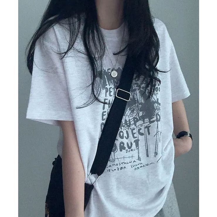 ヴィンテージグラフィック オーバーサイズ 半袖Tシャツ | VIVID LADY | 詳細画像4 