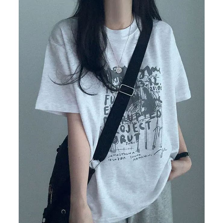 ヴィンテージグラフィック オーバーサイズ 半袖Tシャツ | VIVID LADY | 詳細画像6 