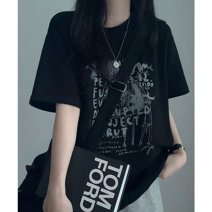 ヴィンテージグラフィック オーバーサイズ 半袖Tシャツ | VIVID LADY | 詳細画像9 