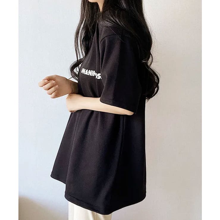 バックロゴ オーバーサイズ 半袖Tシャツ | VIVID LADY | 詳細画像12 