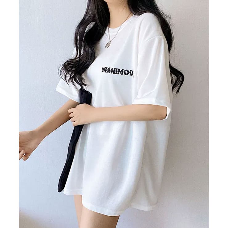 バックロゴ オーバーサイズ 半袖Tシャツ | VIVID LADY | 詳細画像2 