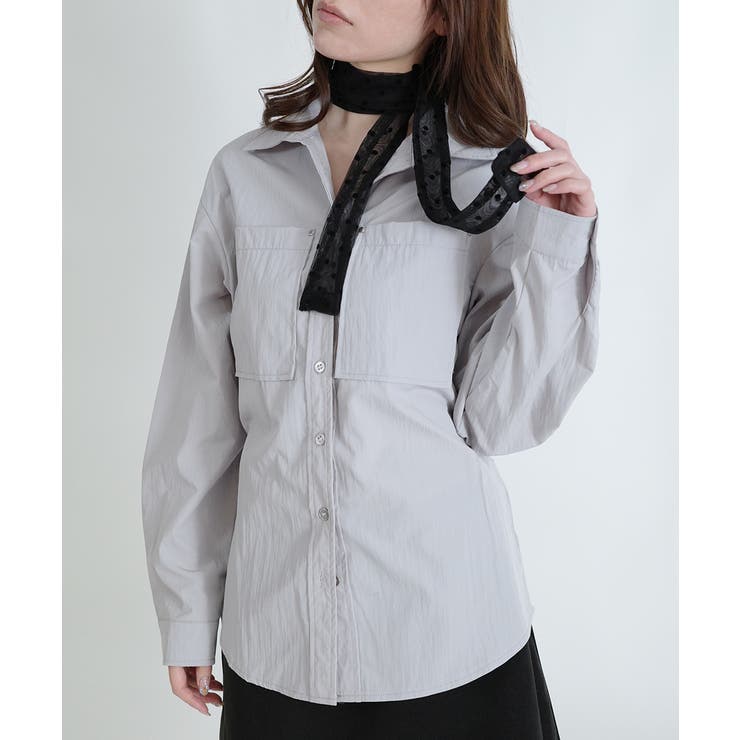 シアー 水玉柄 スリムスカーフ | VIVID LADY | 詳細画像15 