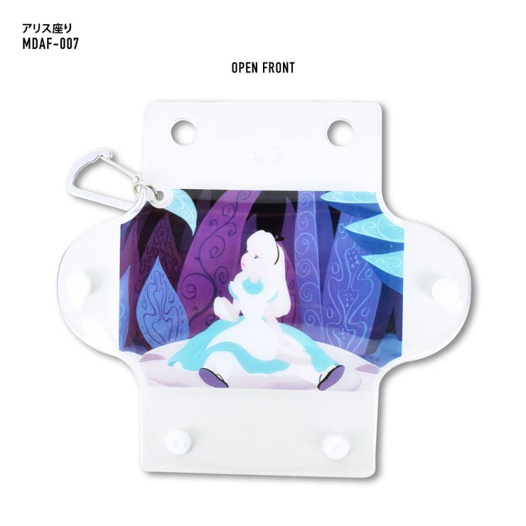 Disney - Disney ふしぎの国のアリス　コットンケース＆ブラシ立て ディズニー ふしぎの国のアリス コインケース[品番：XD000001693