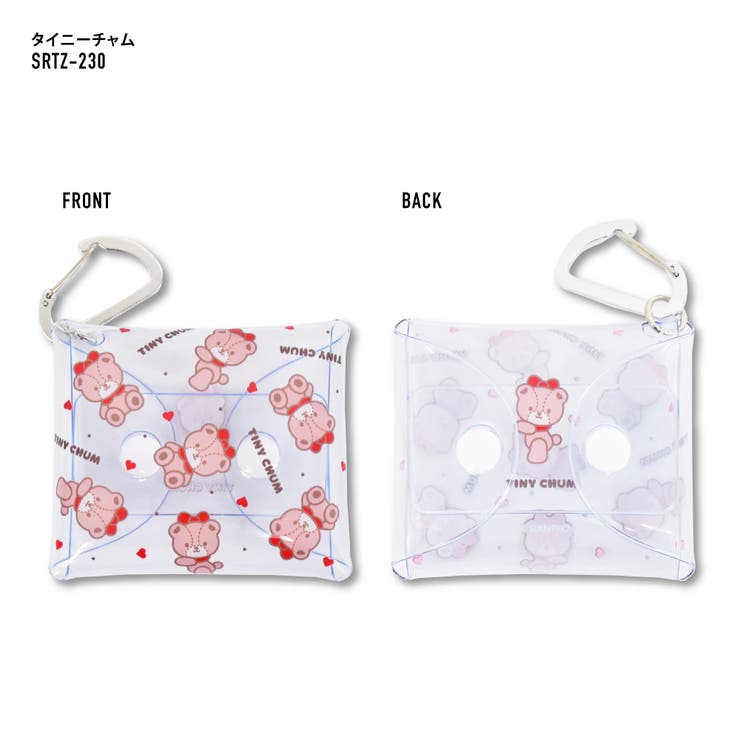 Sanrio 透明ポーチ カラビナ ミニ ポーチ ハローキティ シナモロール クロミ パティ&ジミー マイメロディ こぎみゅん ニャニィニュニェニョン ギフト プレゼント ラッピング