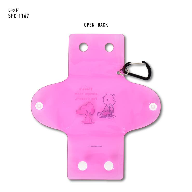 スヌーピー イヤホン ポーチ 小物入れ ミニ 有線/ワイヤレス 収納 air pods/pro クリアマルチケース SSサイズ カラビナ付き
