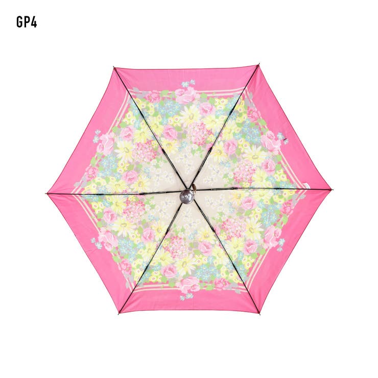 エンビロサックス 日傘 折りたたみ 晴雨兼用 ブランド uvカット 傘 撥水 軽量 50cm 花柄