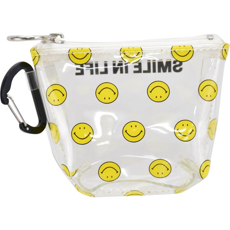 クリア | スマイル ポーチ 小物入れ | AVVENTURA