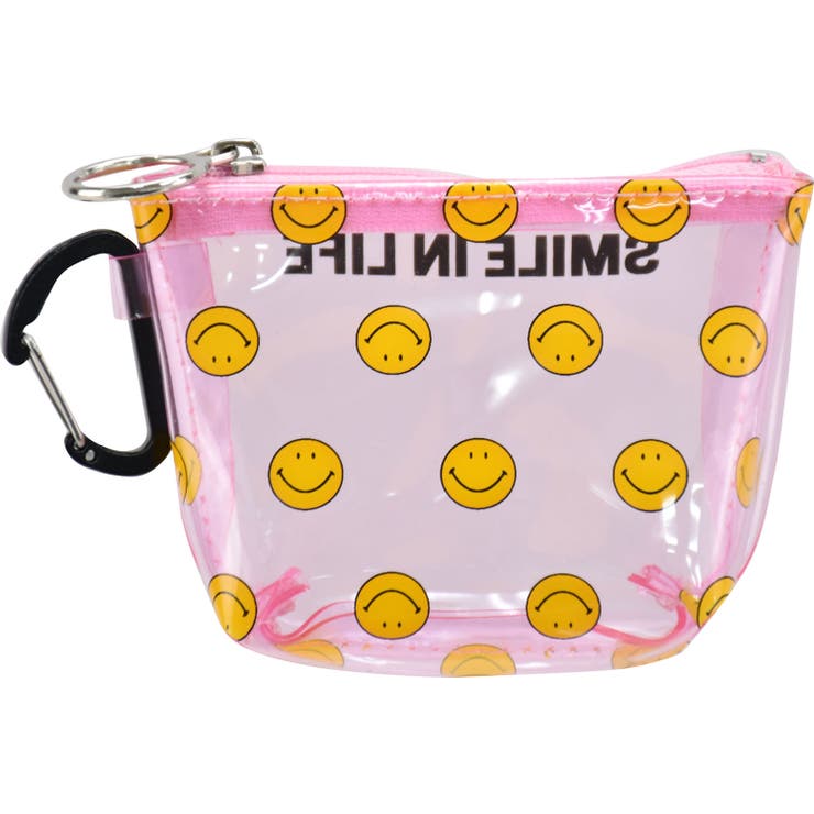 パステルピンク | スマイル ポーチ 小物入れ | AVVENTURA