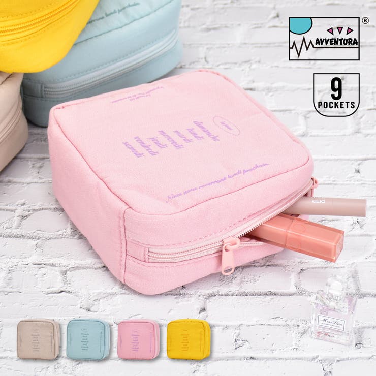 ピンク | アヴェンチュラ 化粧ポーチ 自立 | AVVENTURA