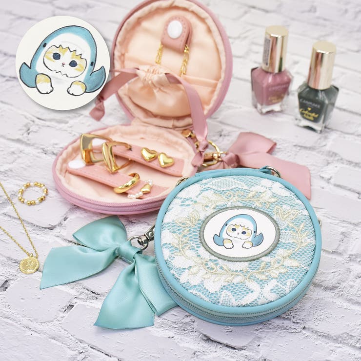 ブルー(MFS-359) | mofusand アクセサリーポーチ イヤリング | AVVENTURA