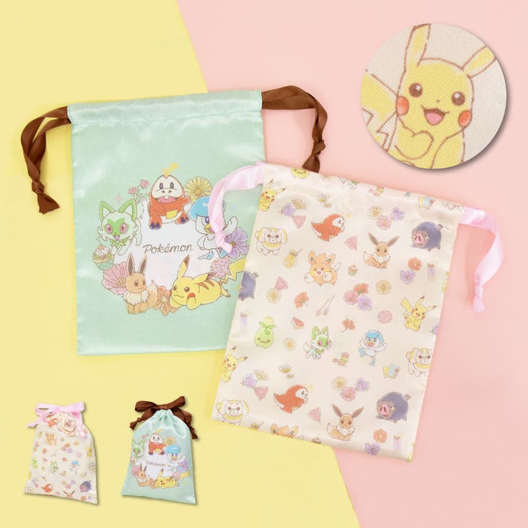 ポケットモンスター ポケモン 巾着ポーチ[品番：XD000002319