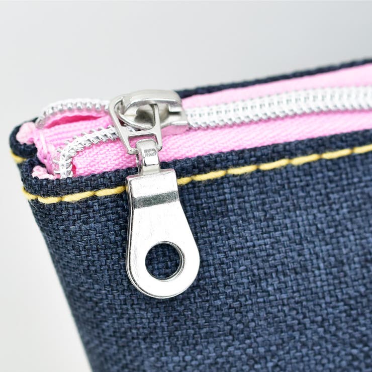 バービー ポーチ 小物入れ レディース 女子 大人 高校生 刺繍 大きめ ナイロン ファスナー 化粧ポーチ 