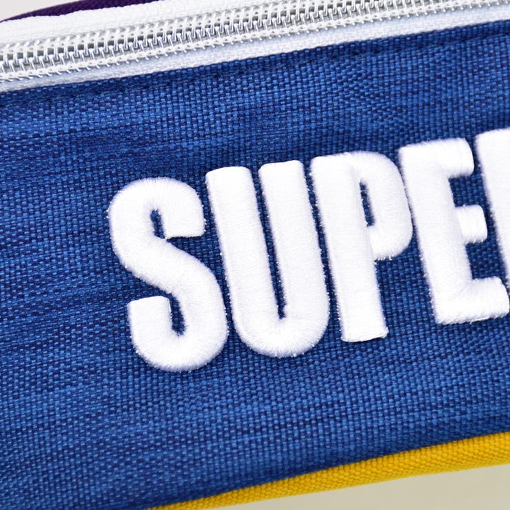 ワーナー・ブラザーズ ペンケース 筆箱 レディース 女子 大人 高校生 大容量 刺繍 ナイロン ファスナー ダブルジップ 化粧ポーチ 女の子 メンズ 男子 高校生