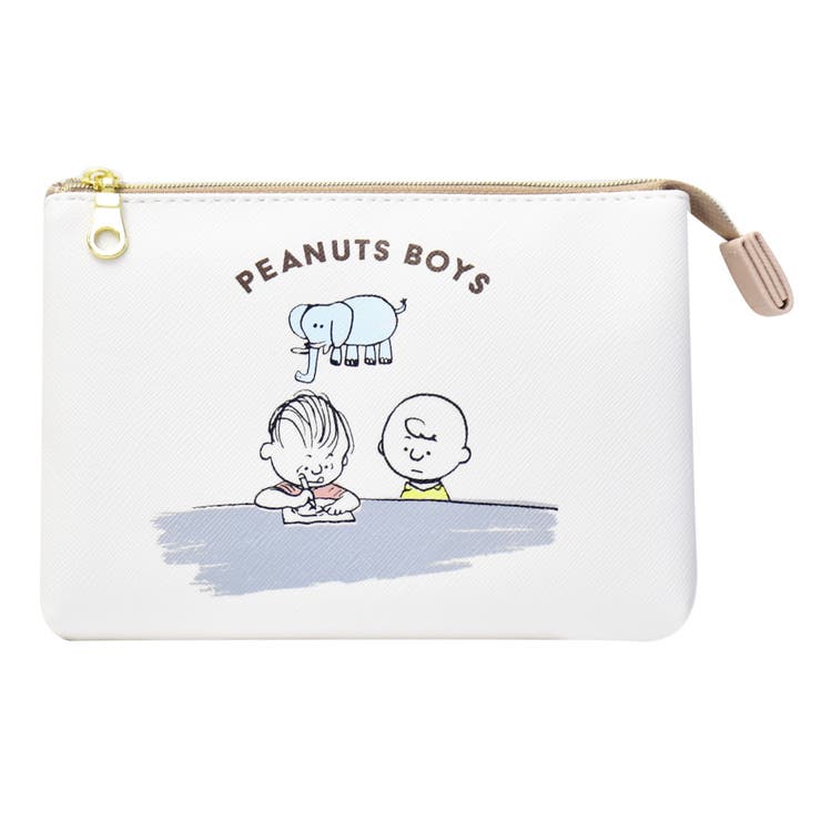 BOOFOOWOO（ブーフーウー）の「刺繍ポーチ（PEANUTS LUCY