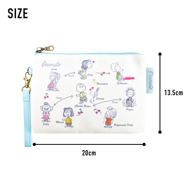 スヌーピー ポーチ フラットポーチ | AVVENTURA | 詳細画像3 