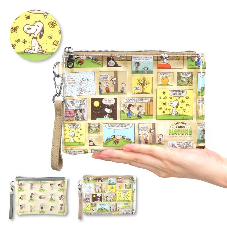 スヌーピー ポーチ フラットポーチ | AVVENTURA | 詳細画像1 