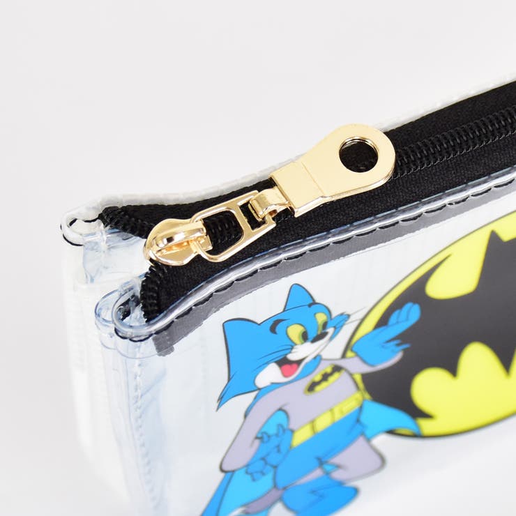 トムとジェリー ポーチ 小物入れ 小さい 3ポケット PVC 仕切り ミニ 化粧ポーチ