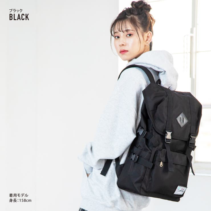 アヴェンチュラ リュック フラップリュック レディース 女子 通学 部活 塾 かばん 大容量 20L A4対応 軽量 撥水ポリナイロン 通勤 通学 旅行 大人 大学生 高校生 中学生 リュックサック