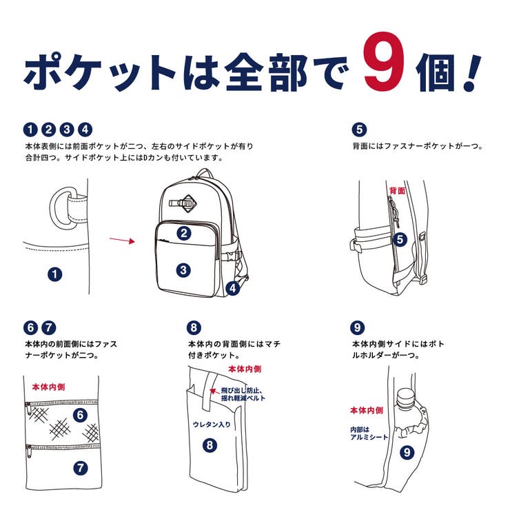 スヌーピー リュック デイパック | AVVENTURA | 詳細画像10 
