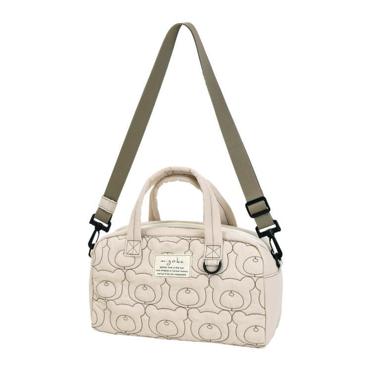 ベージュ | ミニボストン ショルダーバッグ レディース | AVVENTURA