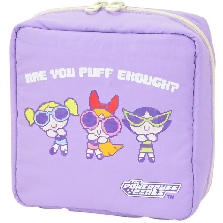 パープル(MPPG-196) | パワーパフガールズ スクエアポーチ 小物入れ | AVVENTURA